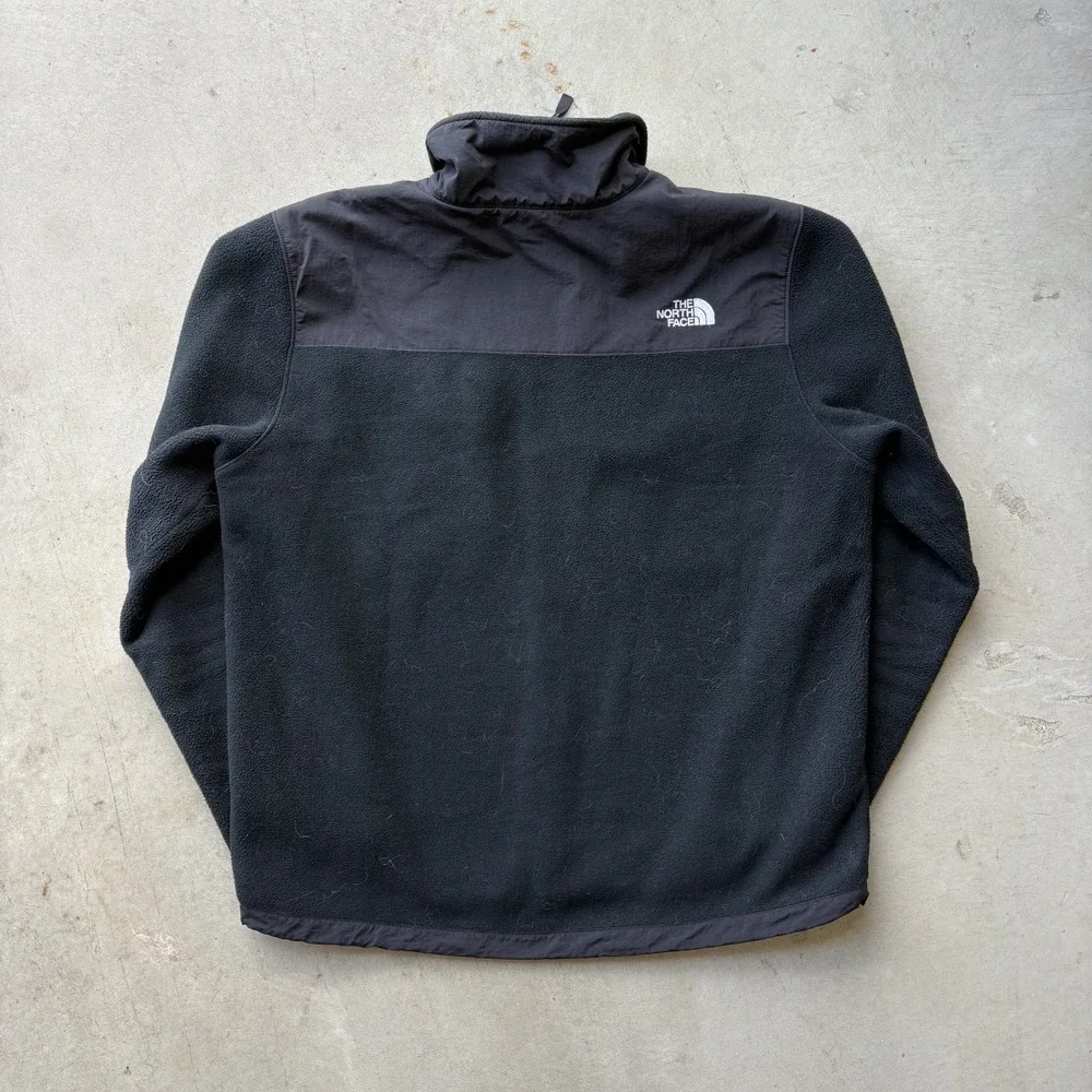 The North Face Denali Fleece Jacket Size Large Black Full Zip Outdoor Coat L